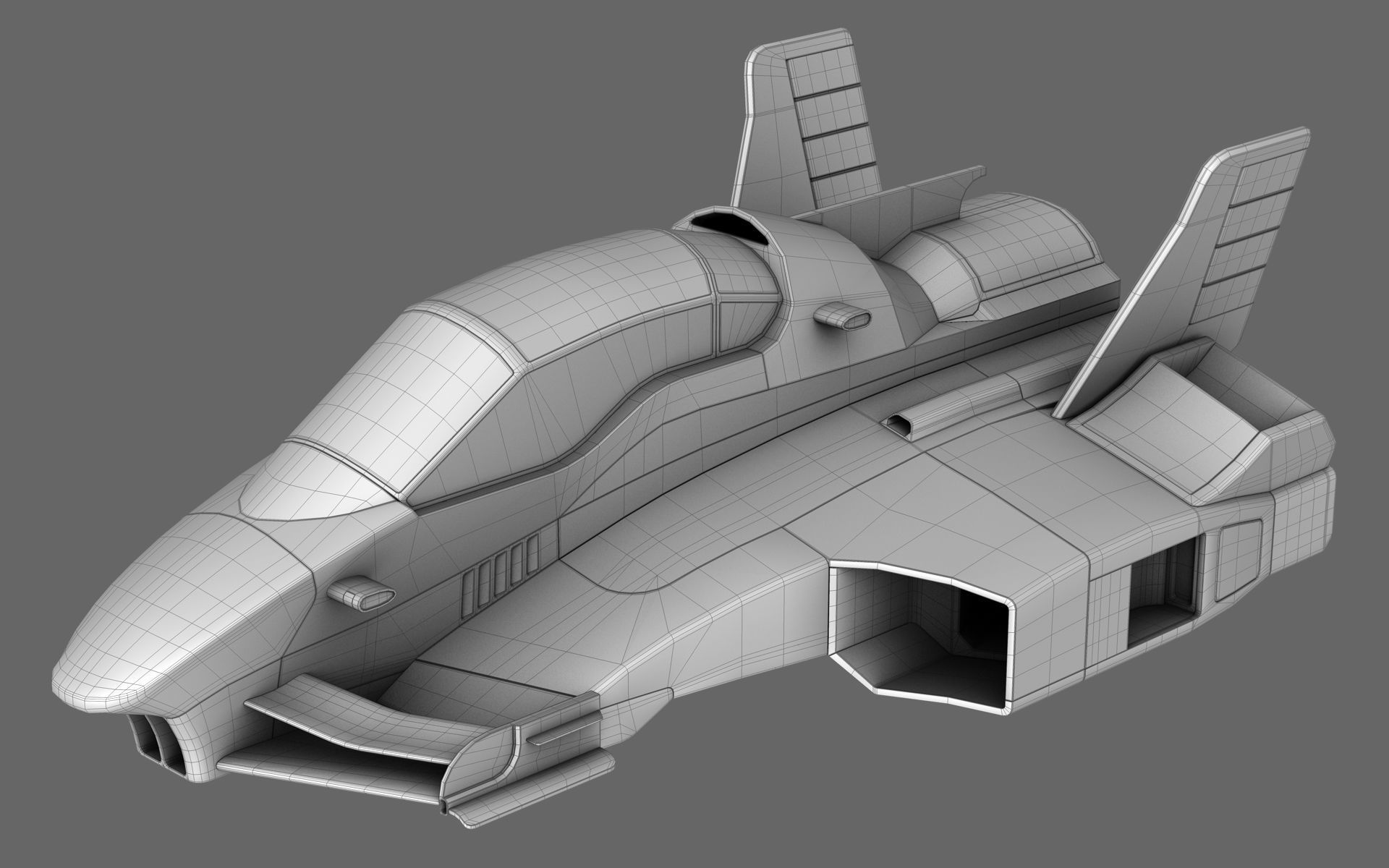 Sci-Fi Race Car Future Formula 3D model_17