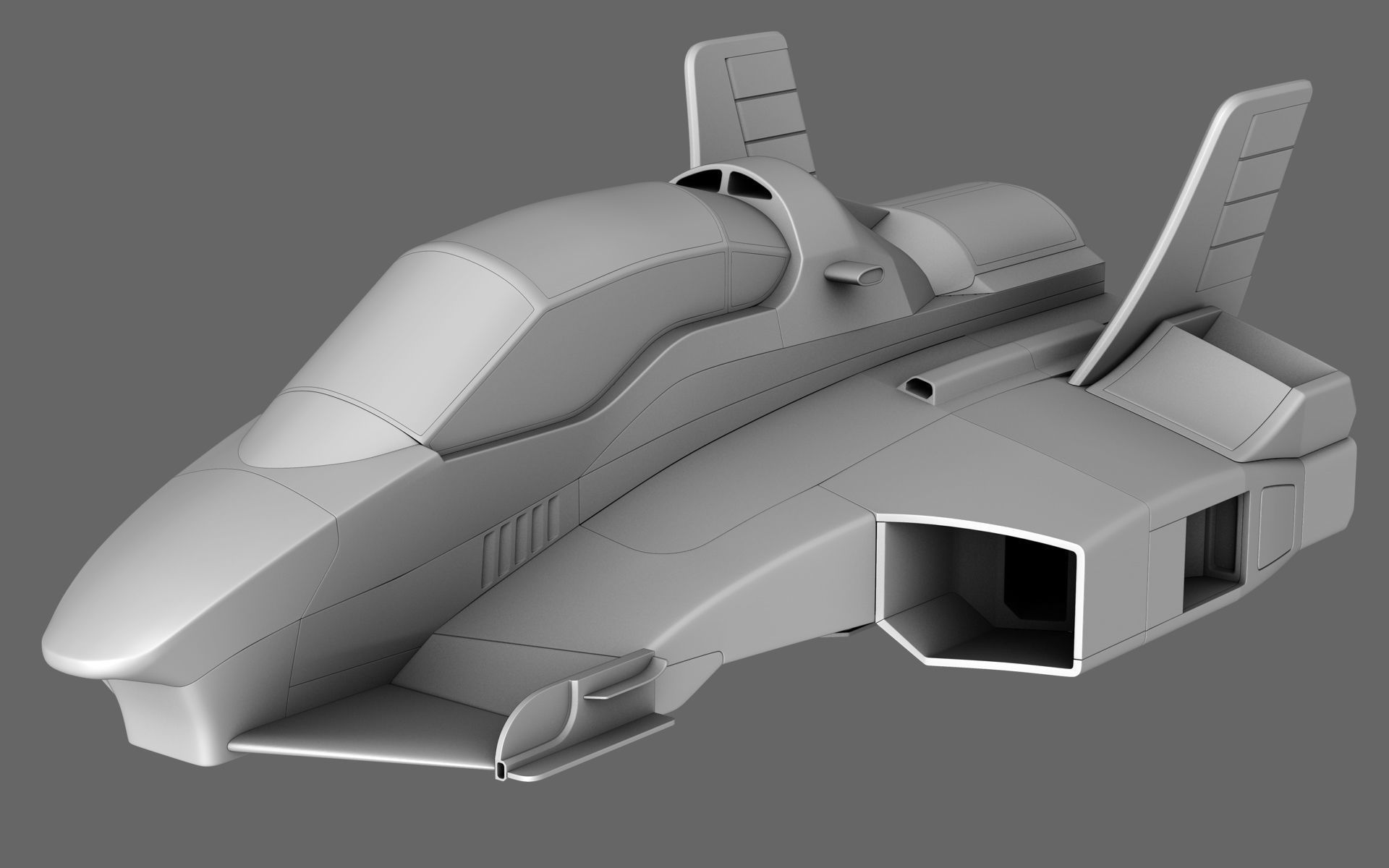 Sci-Fi Race Car Future Formula 3D model_14