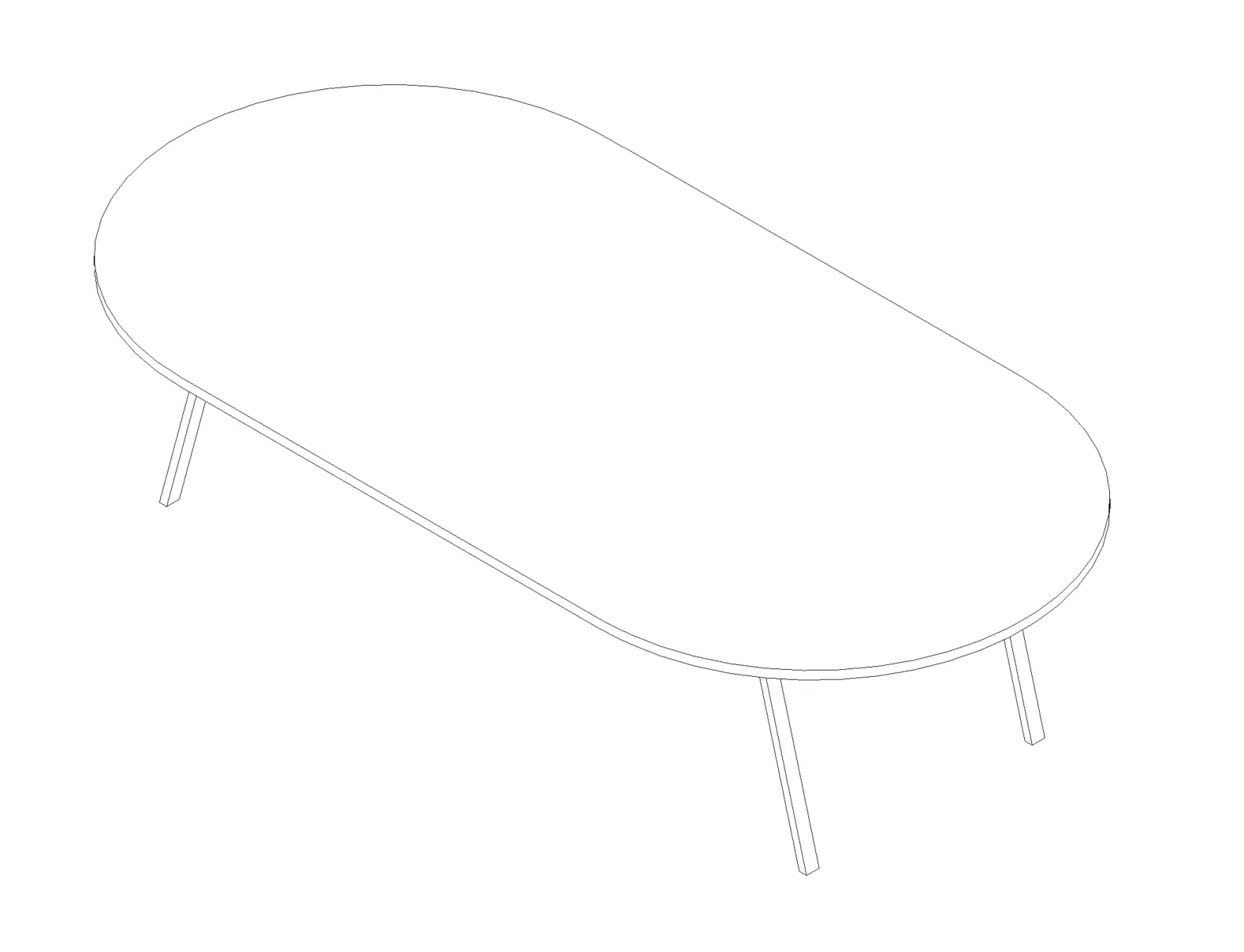 Revit 2023 - Furniture - Table Free 3D model