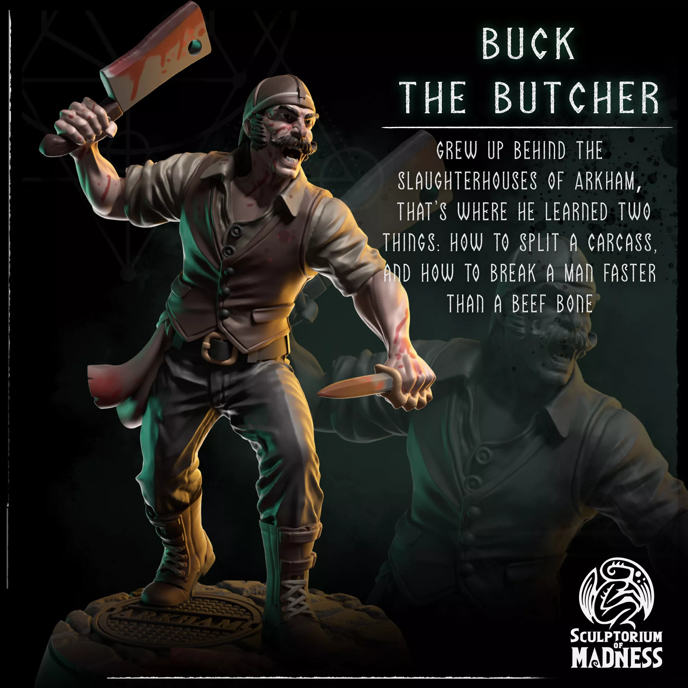 Buck the Butcher - Arkham Syndicate 3D print model