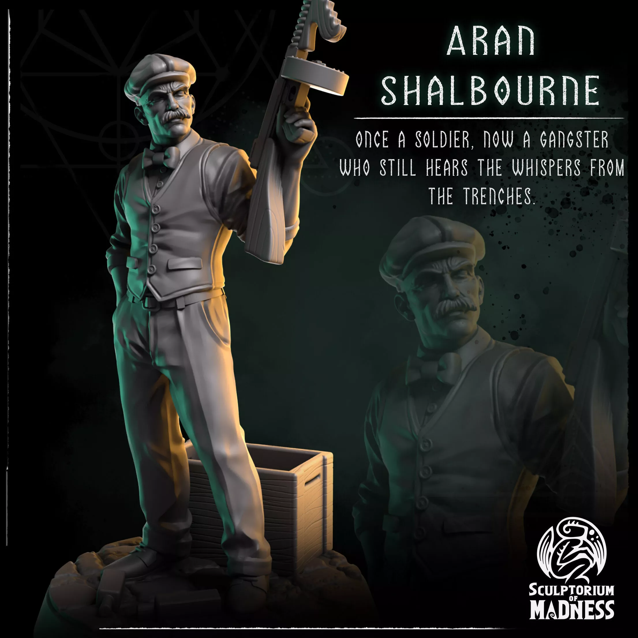 Aran Shalbourne - Arkham Syndicate 3D print model