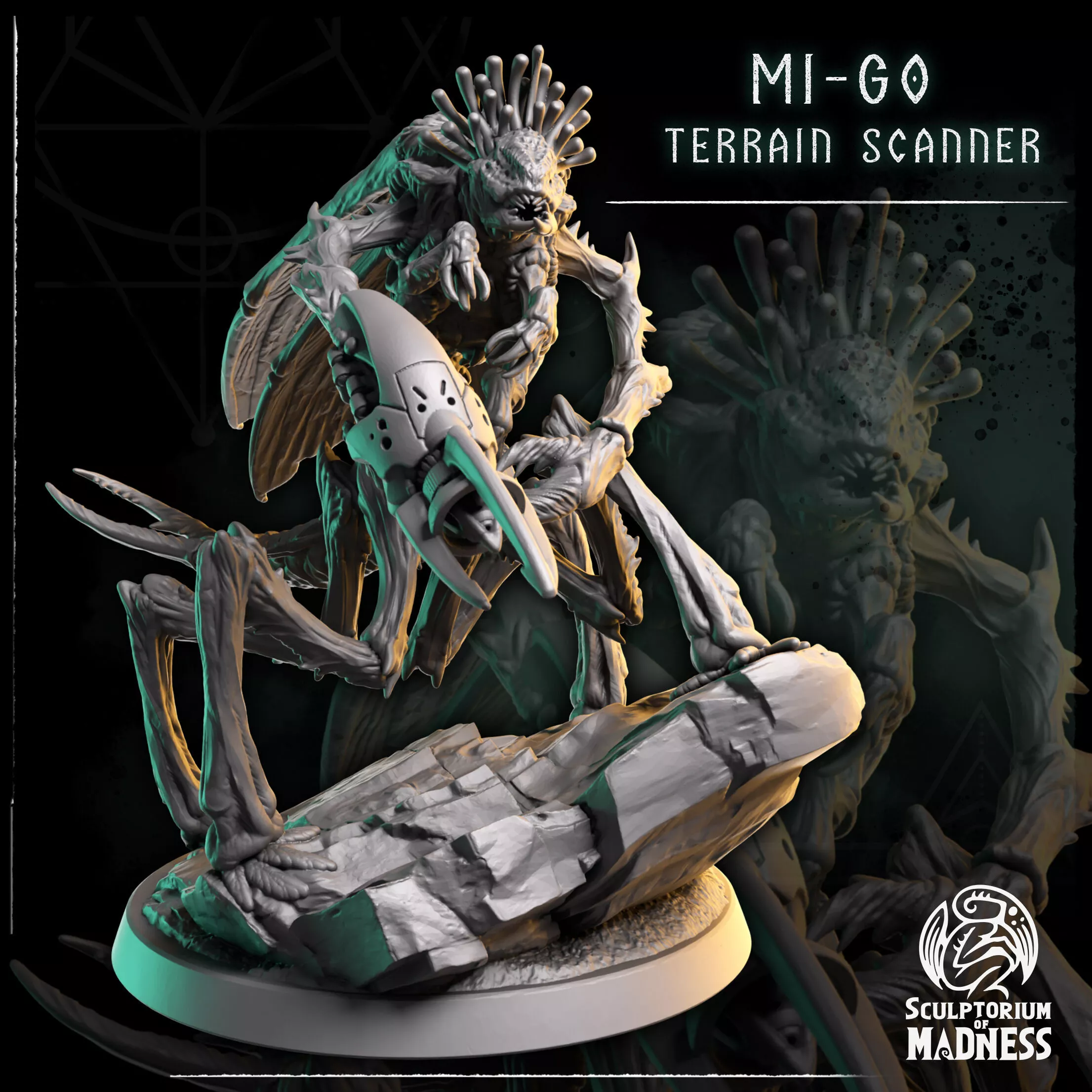 Mi-Go Terrain Scanner - The Whisperer in Darkness 3D print model