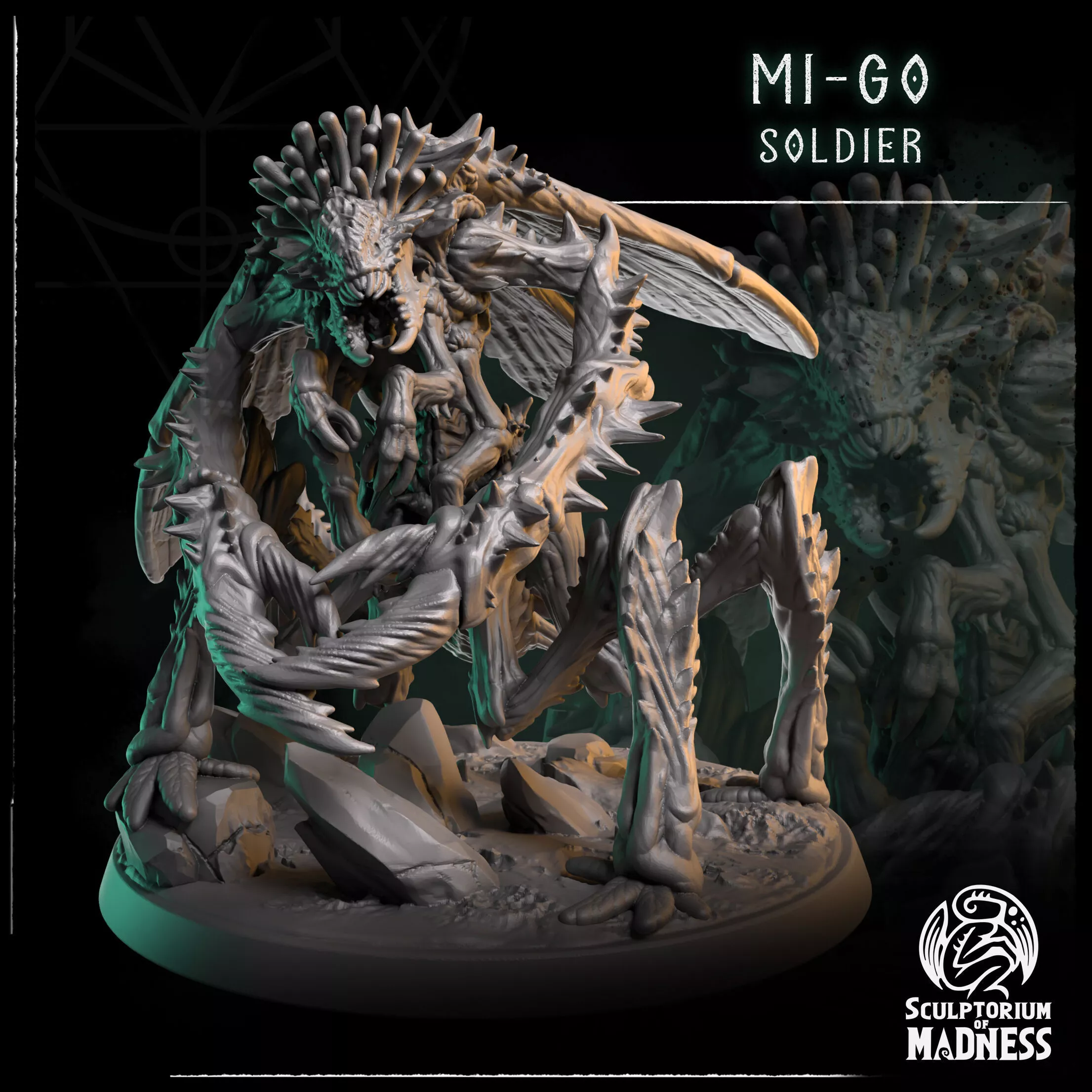 Mi-Go Soldier - The Whisperer in Darkness 3D print model