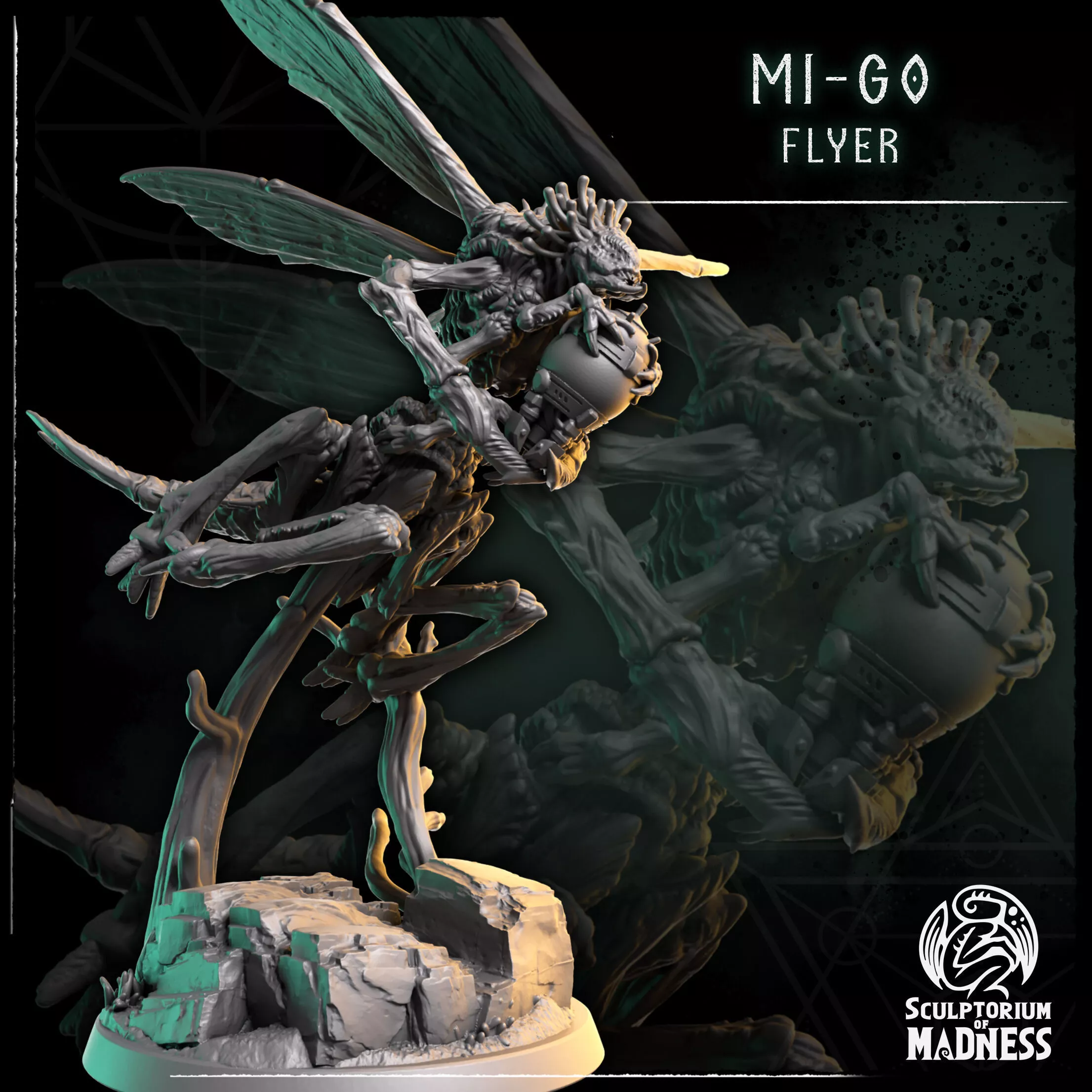 Mi-Go Flyer - The Whisperer in Darkness 3D print model