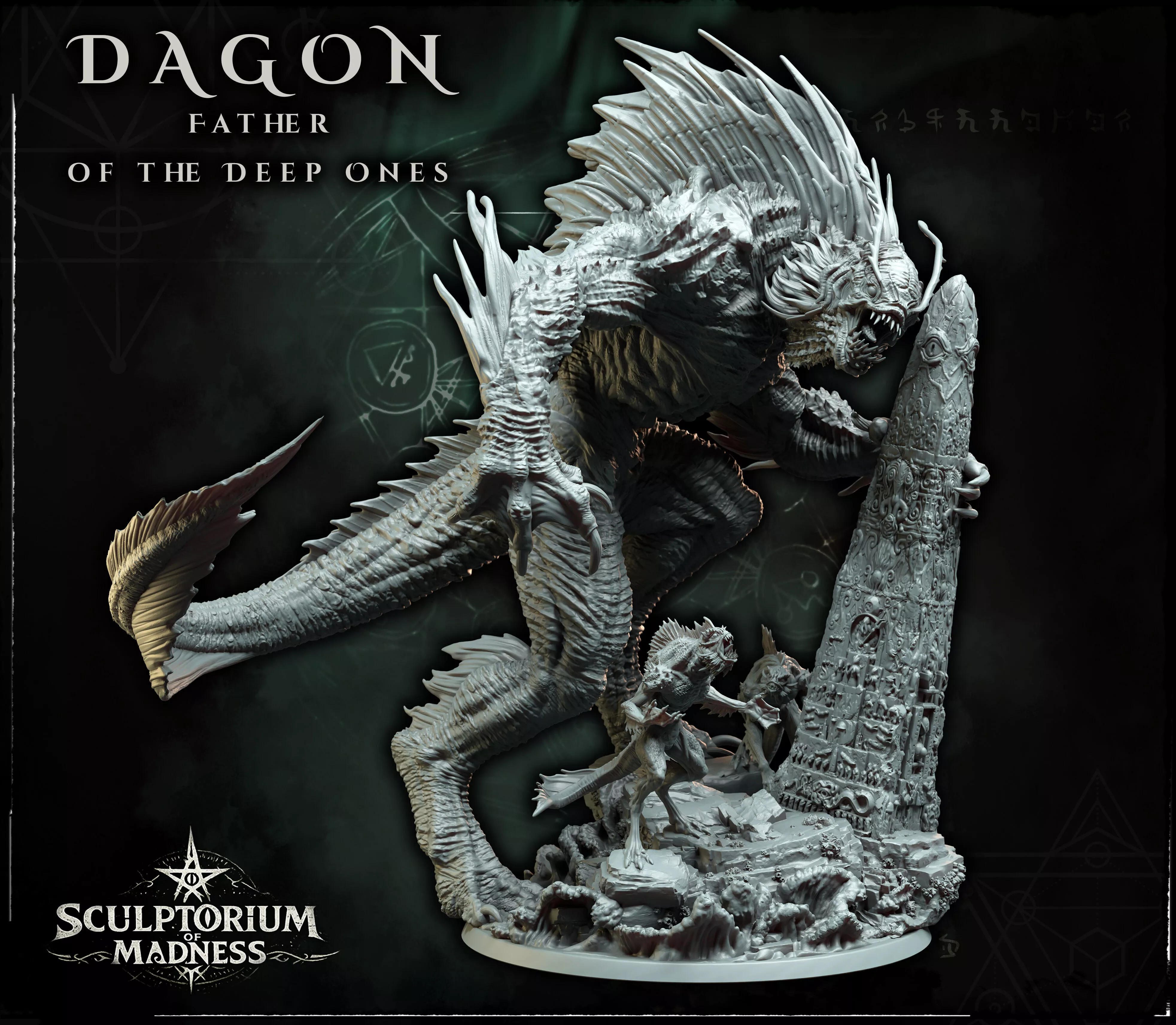 Dagon Father of the Deep Ones - Dagons Tide 3D print model