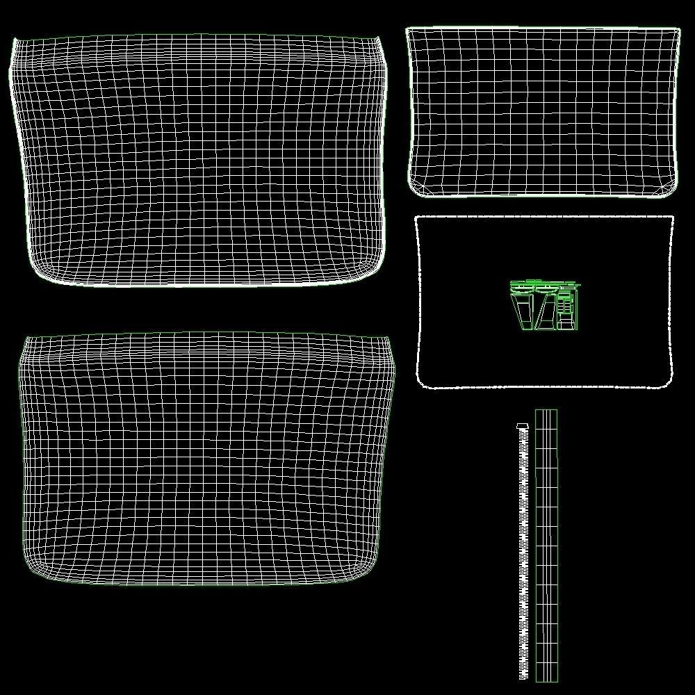 Leather Pouch 3D model_23