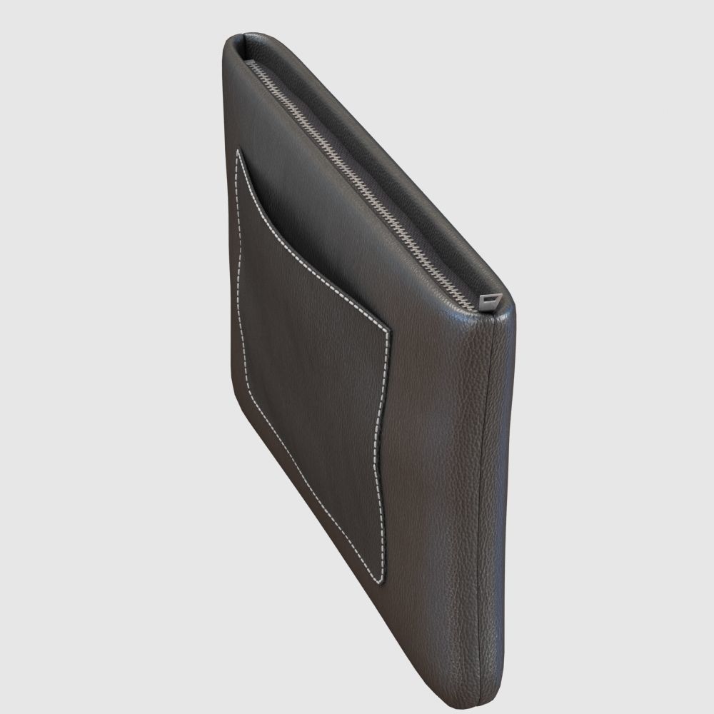 Leather Pouch 3D model_7