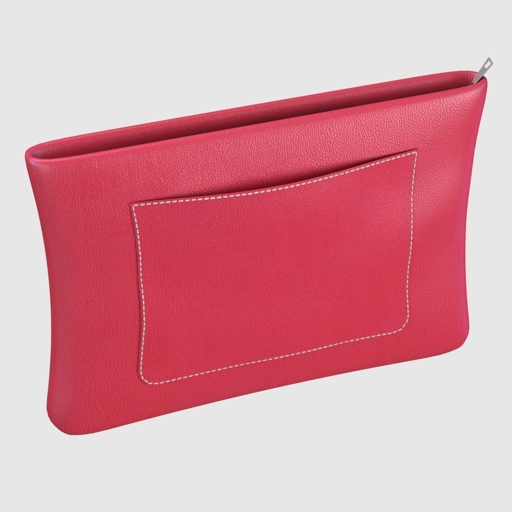 Leather Pouch 3D model_13