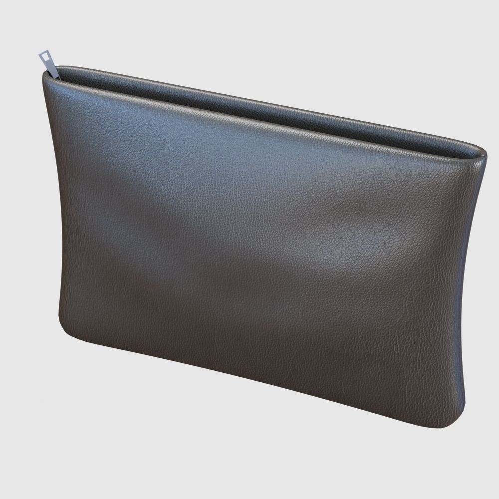 Leather Pouch 3D model_4