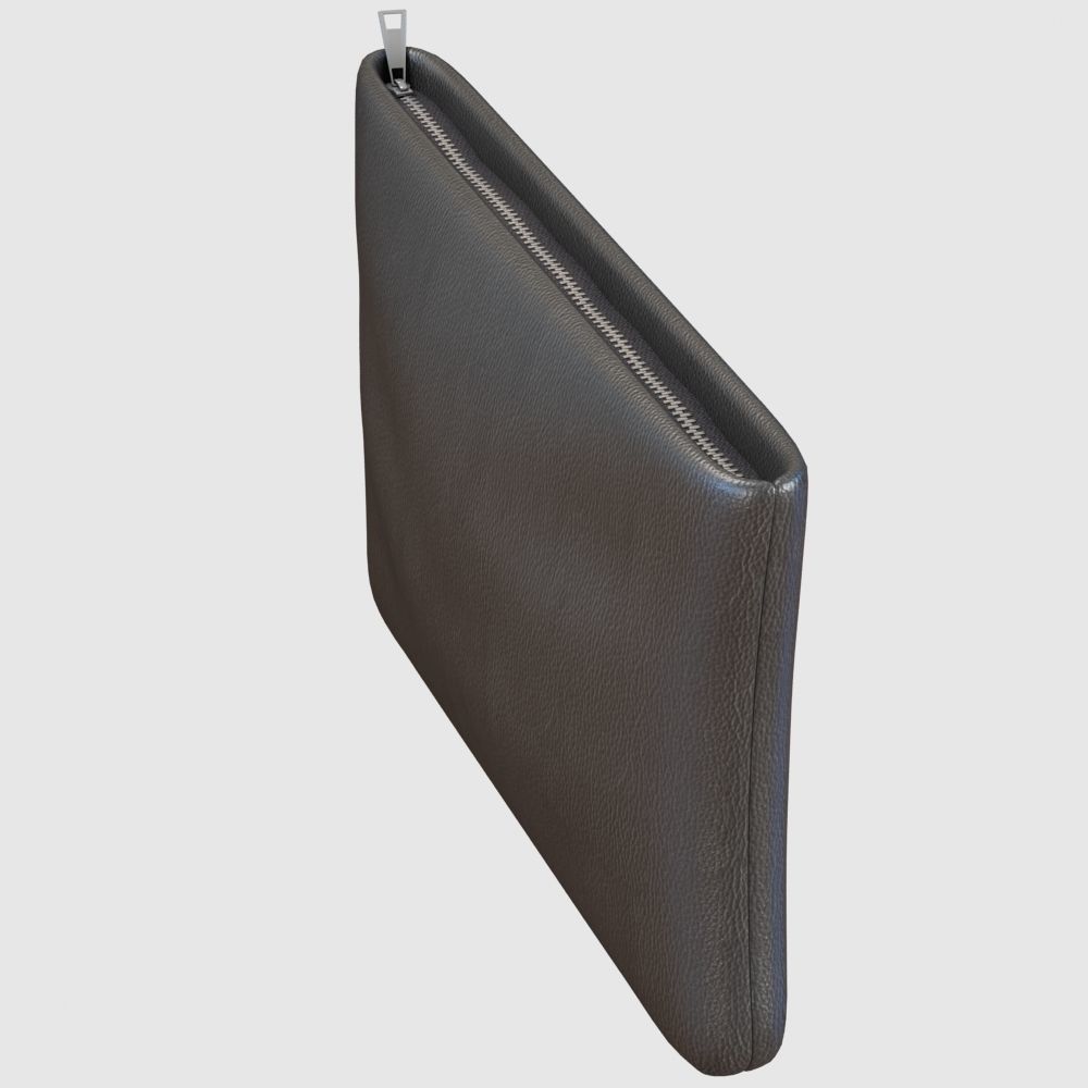 Leather Pouch 3D model_3