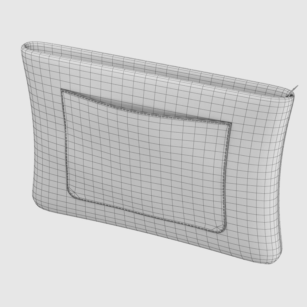 Leather Pouch 3D model_22