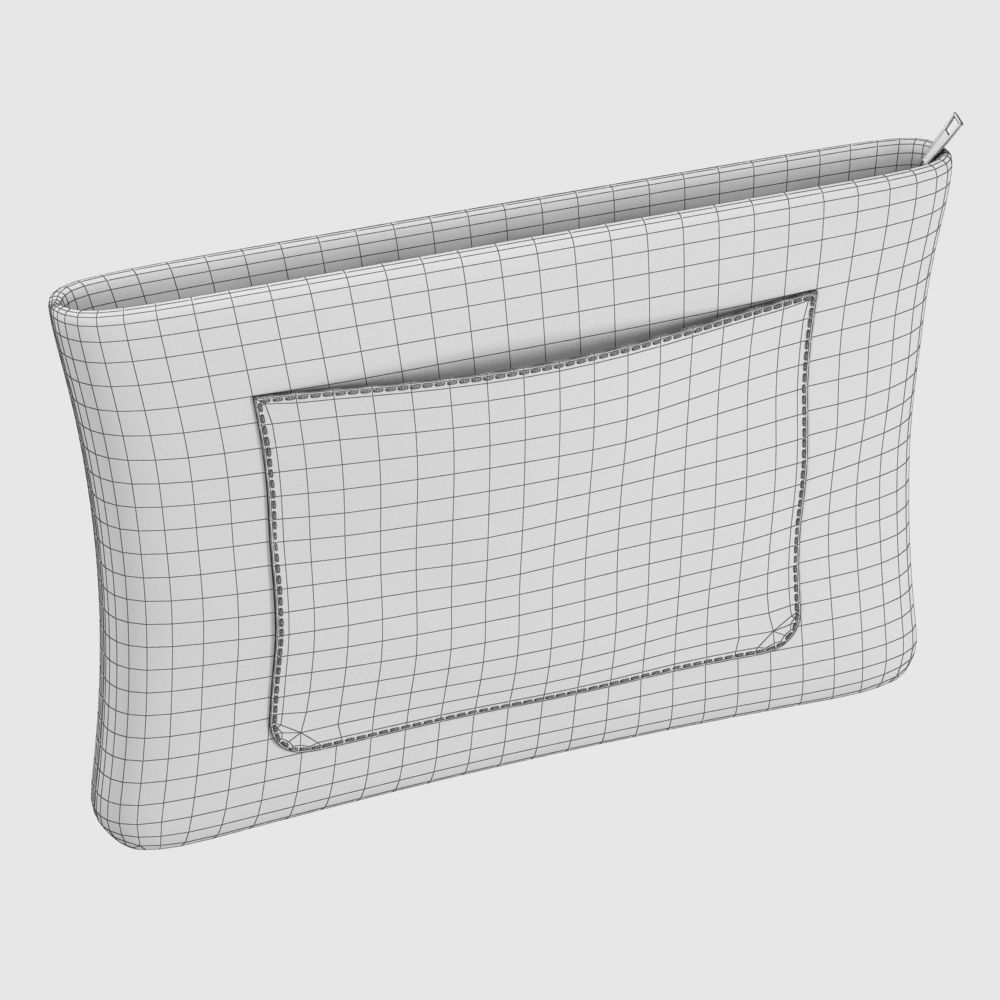 Leather Pouch 3D model_15