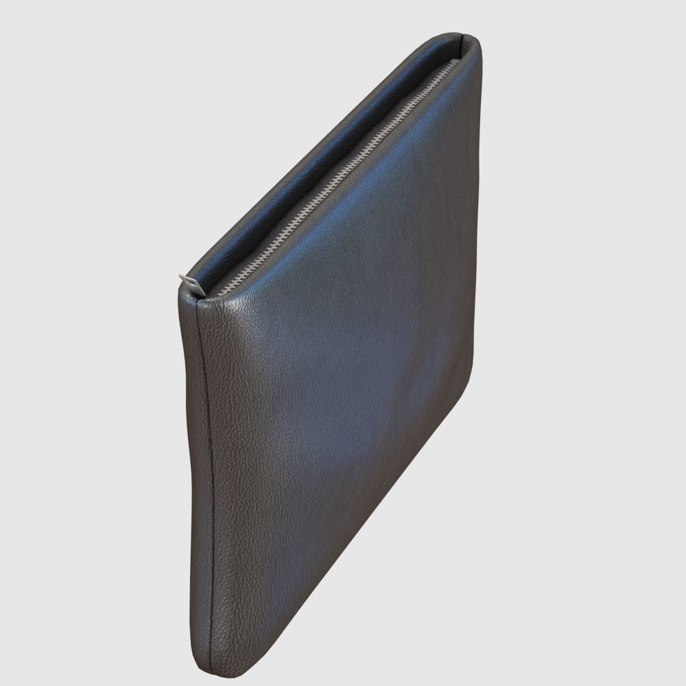 Leather Pouch 3D model_6