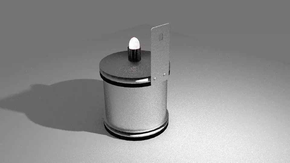 Oil Lamp 3D model
