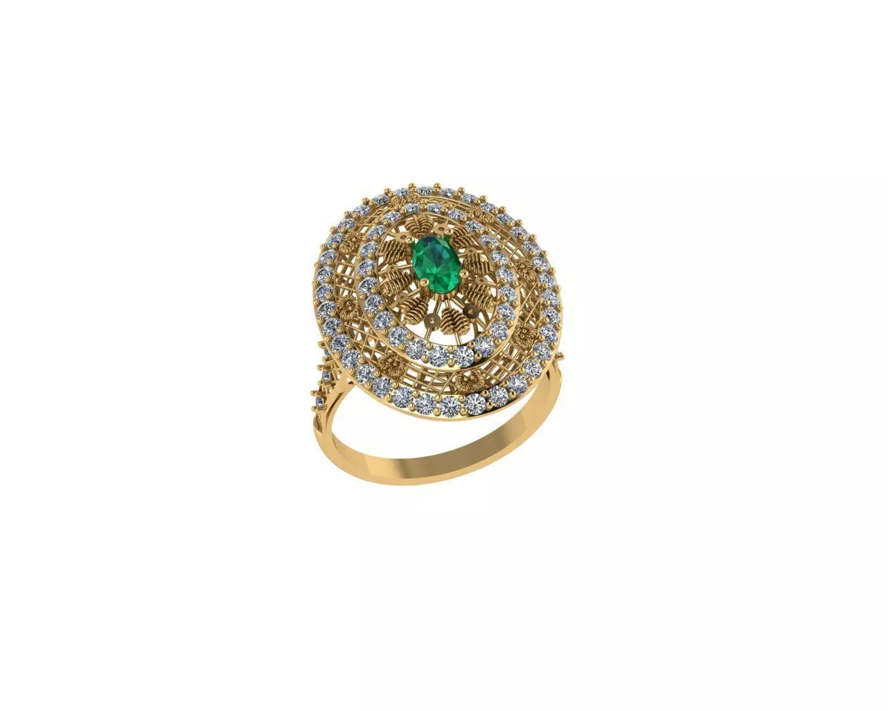 Indian Traditional Ring 3D print model
