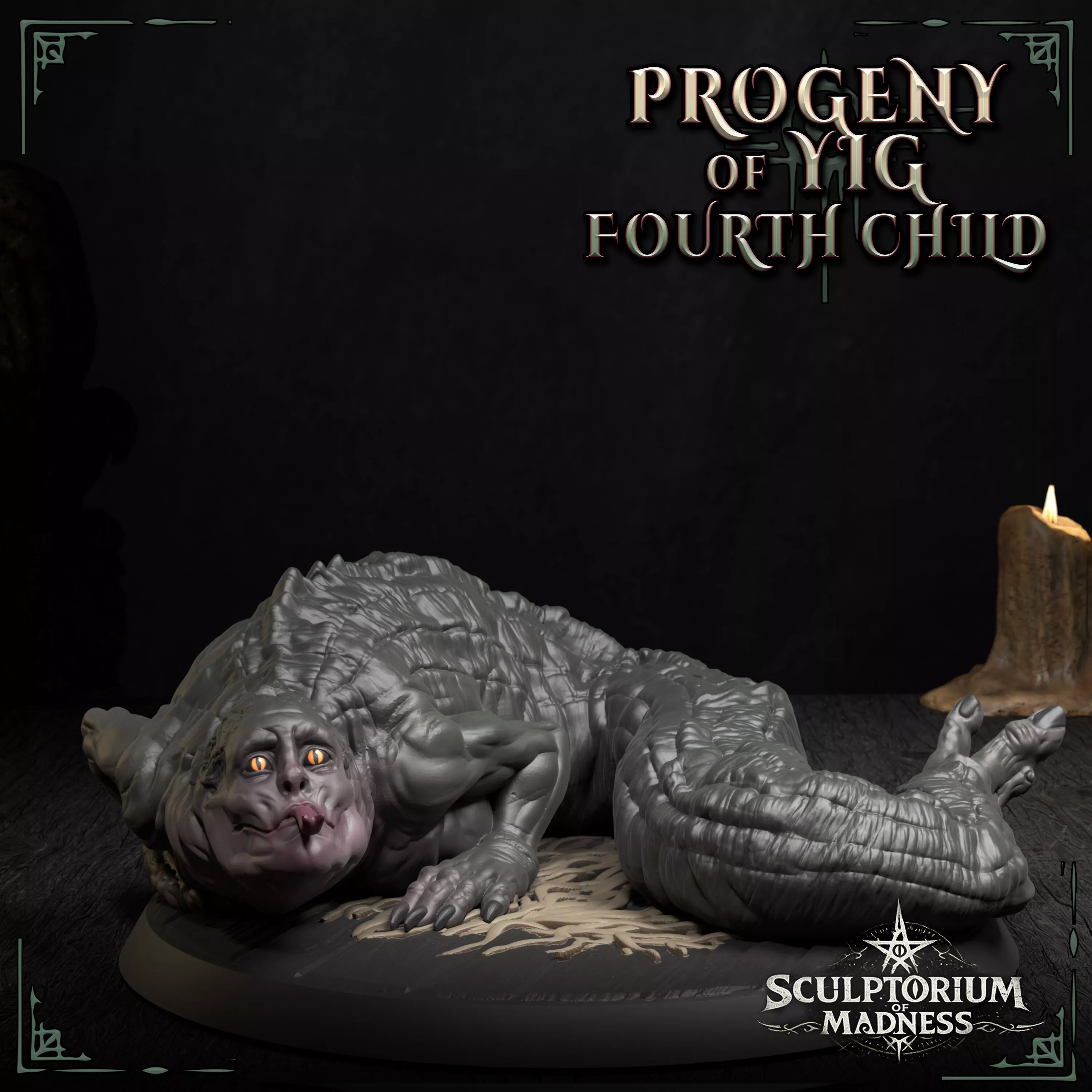 Progeny of Yig - Fourth Child - Curse of Yig 3D print model