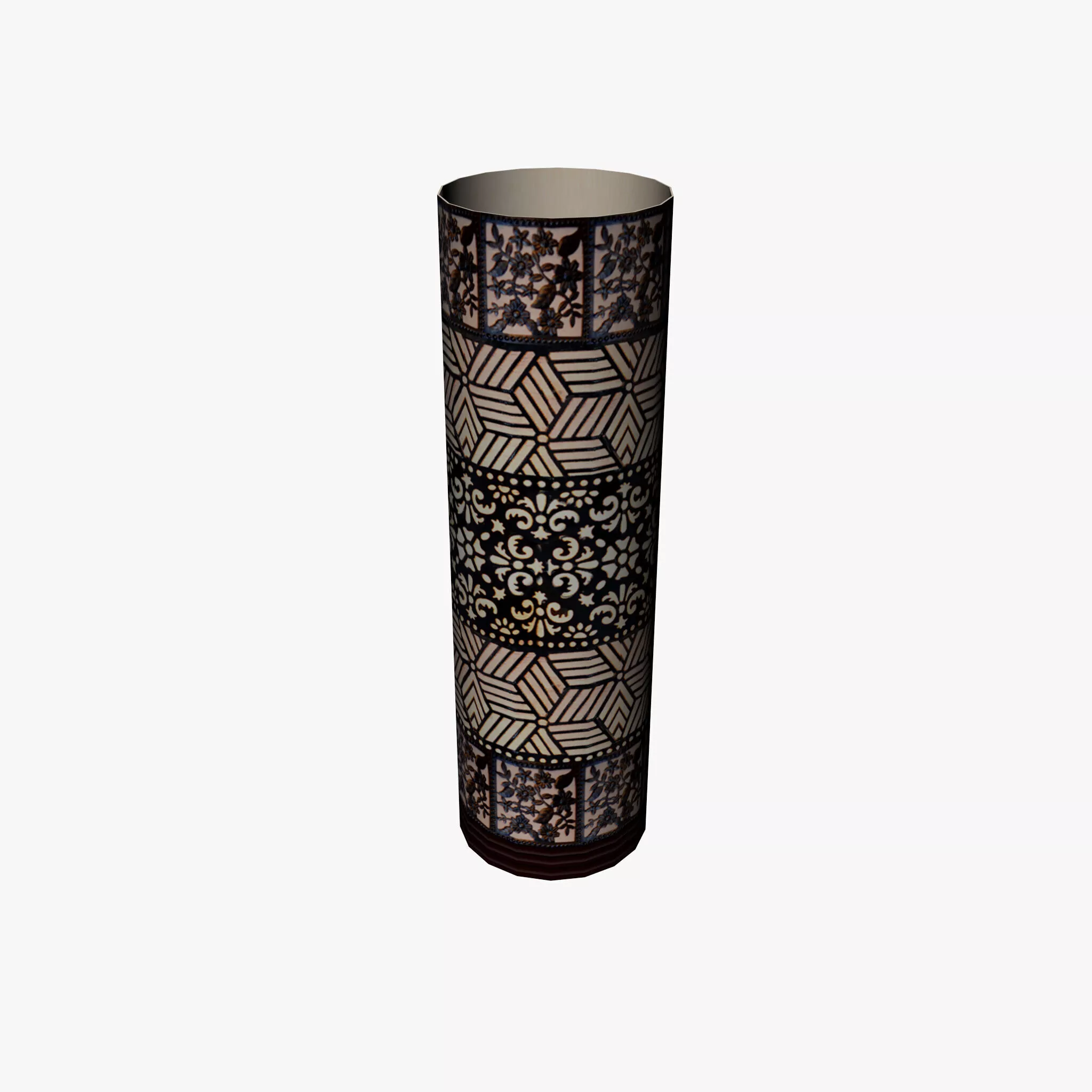 CYLINDRICAL LAMP Low-poly 3D model