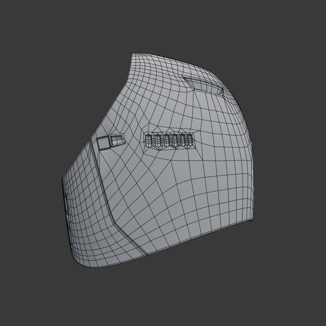 Stormtrooper officer - First Order Low-poly 3D model_12