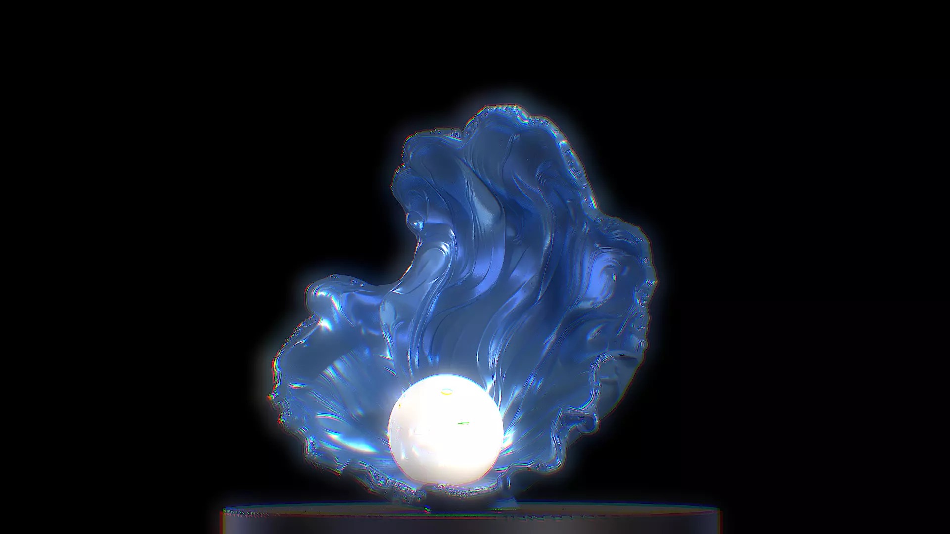 Pearl Shell Decorative 3D Printable Model 3D print model