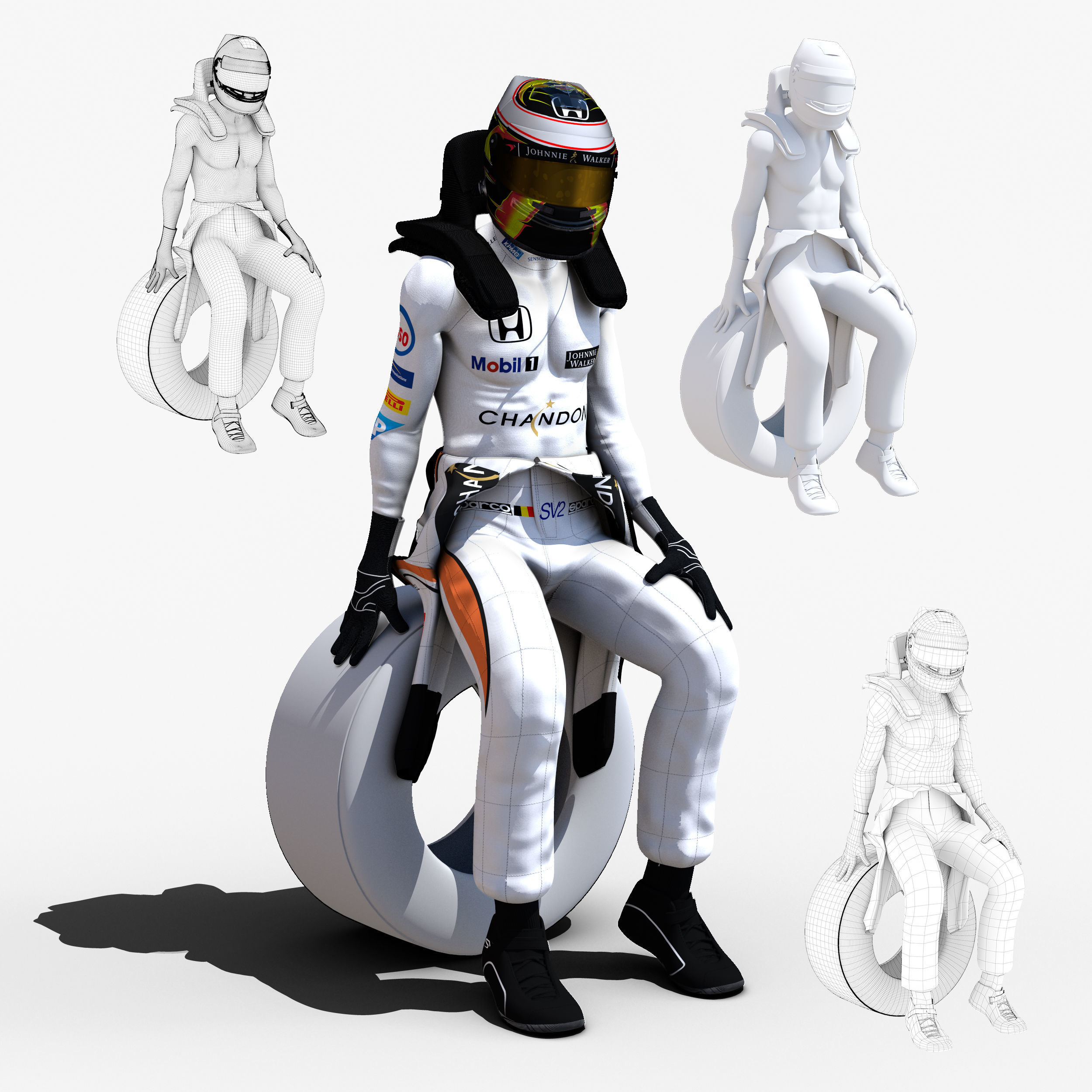 Stofel Vandorne 2017 Low-poly 3D model_4