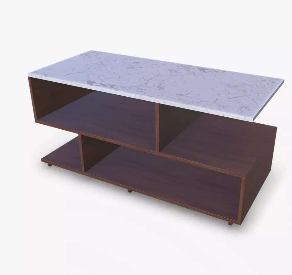Coffee Table Low-poly PBR 3D print model