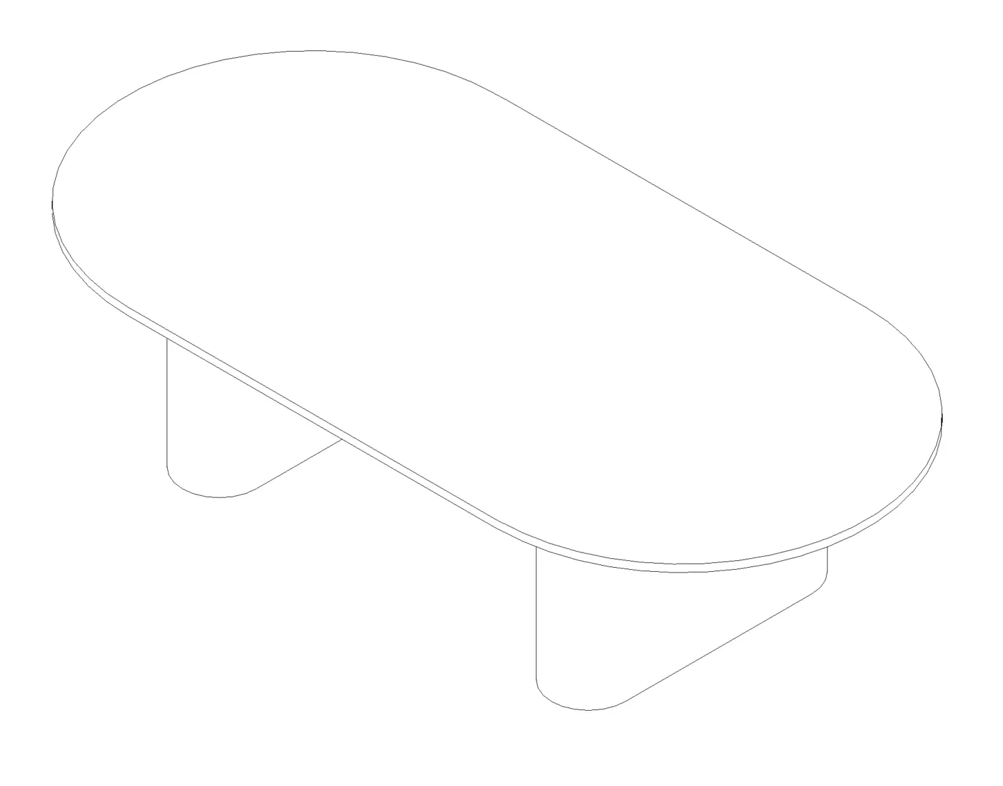 Revit 2023 - Furniture - Table Free 3D model