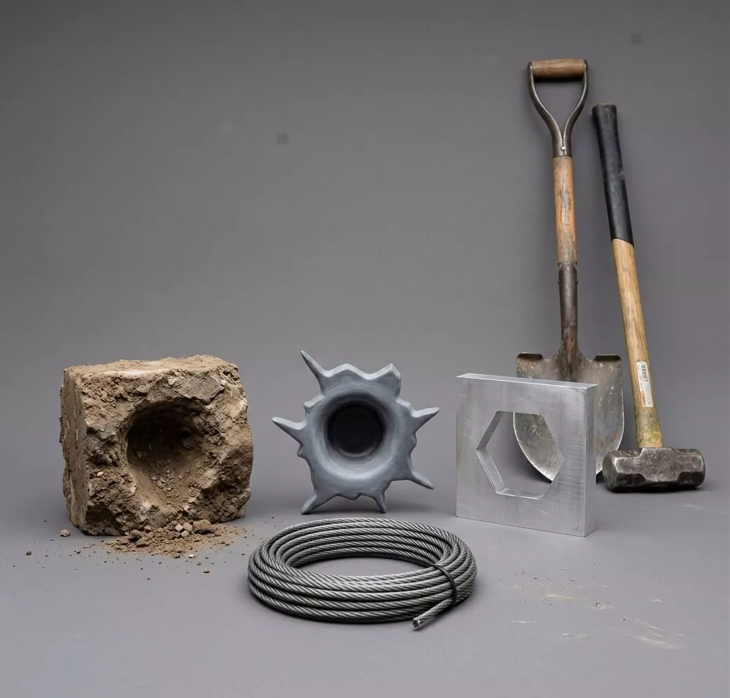 Battlefield Obstacles Entrenchment Tools 3D print model
