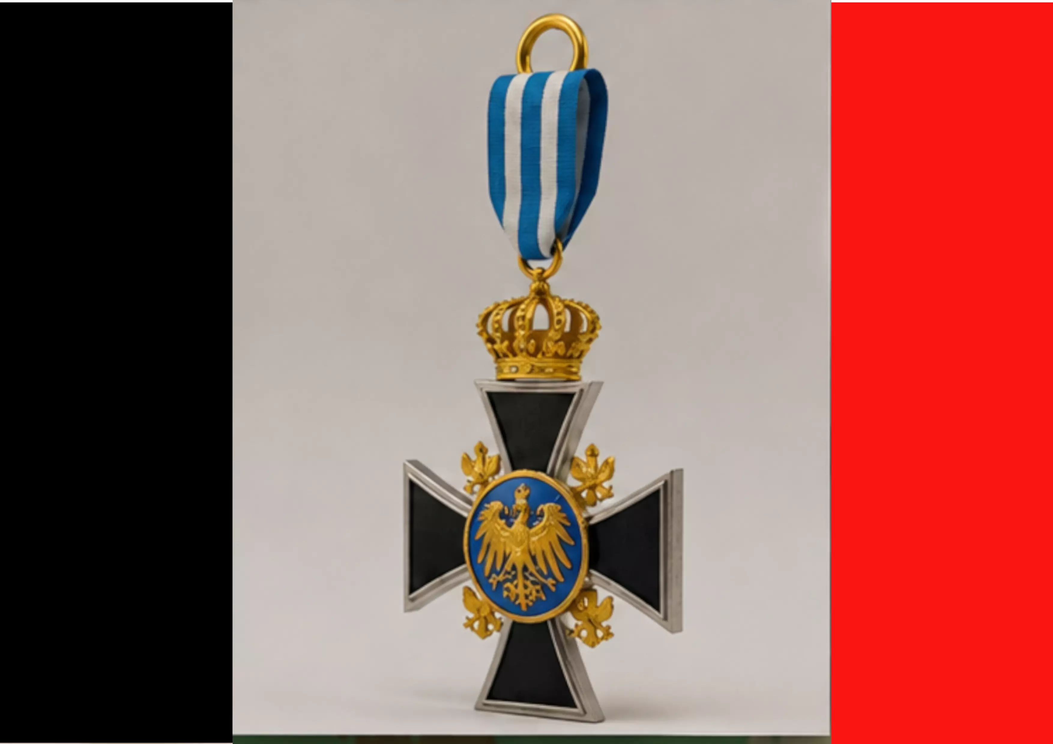 Order of the Black Eagle Style Medal 3D print model