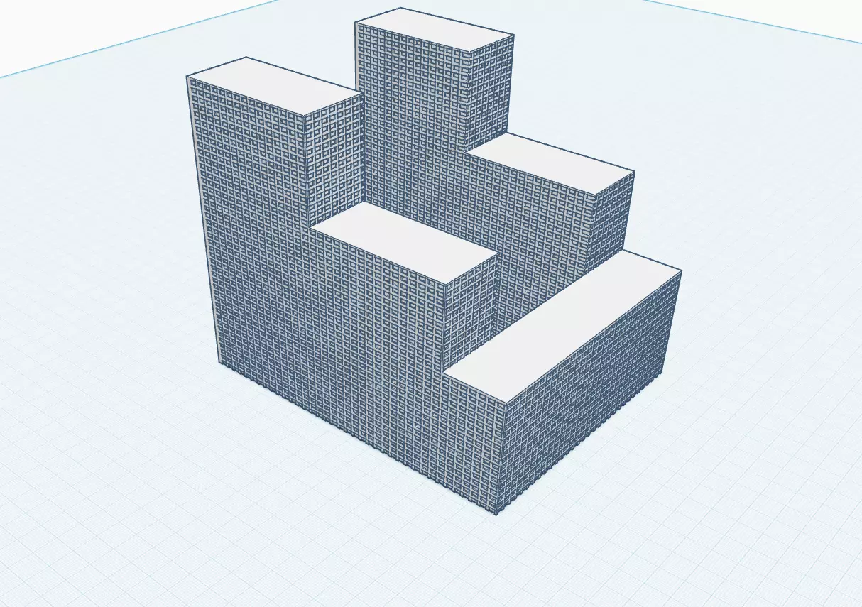 big building Free 3D print model