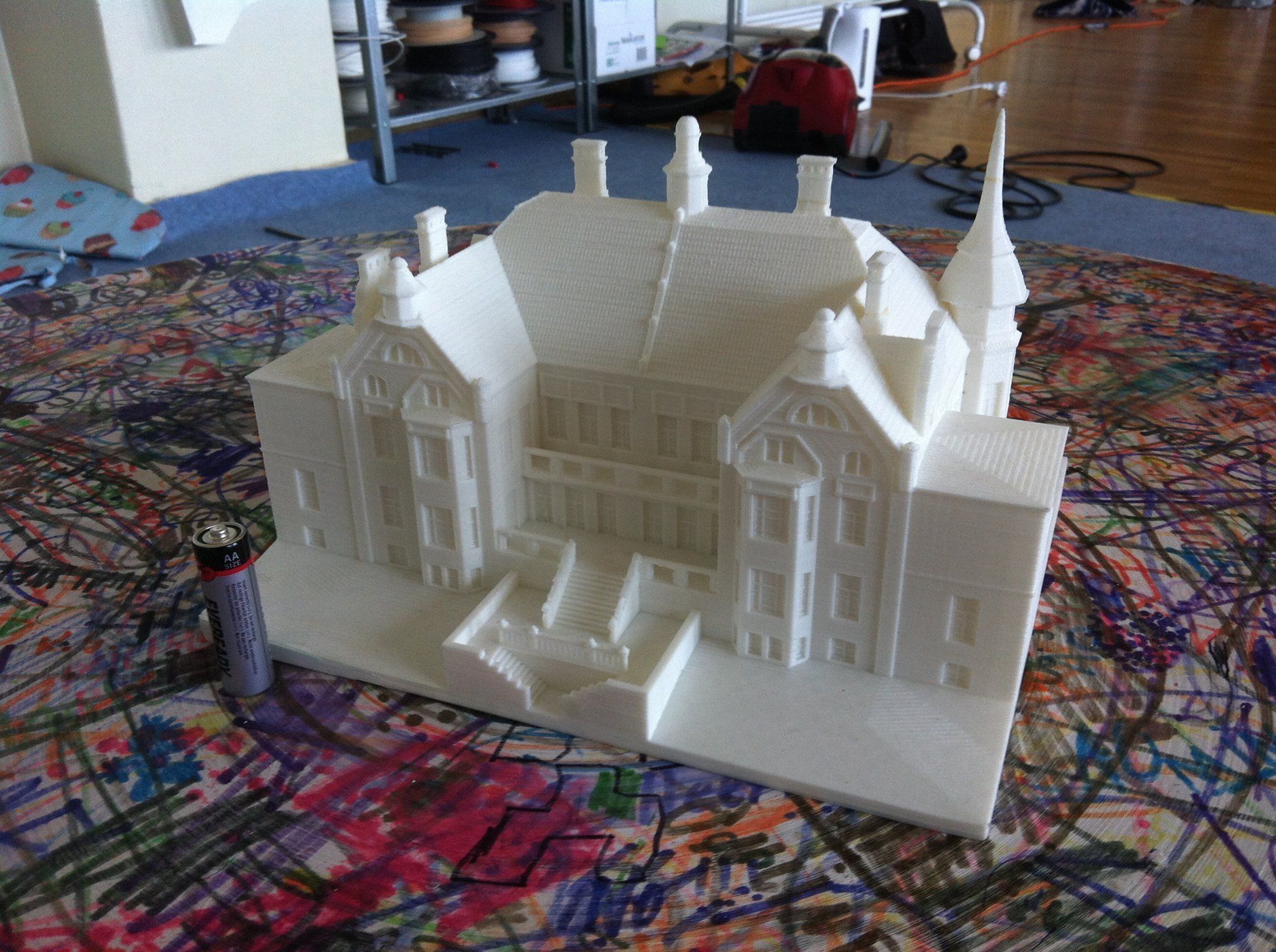 Frenkel s villa in iauliai Lithuania 3D print model_2