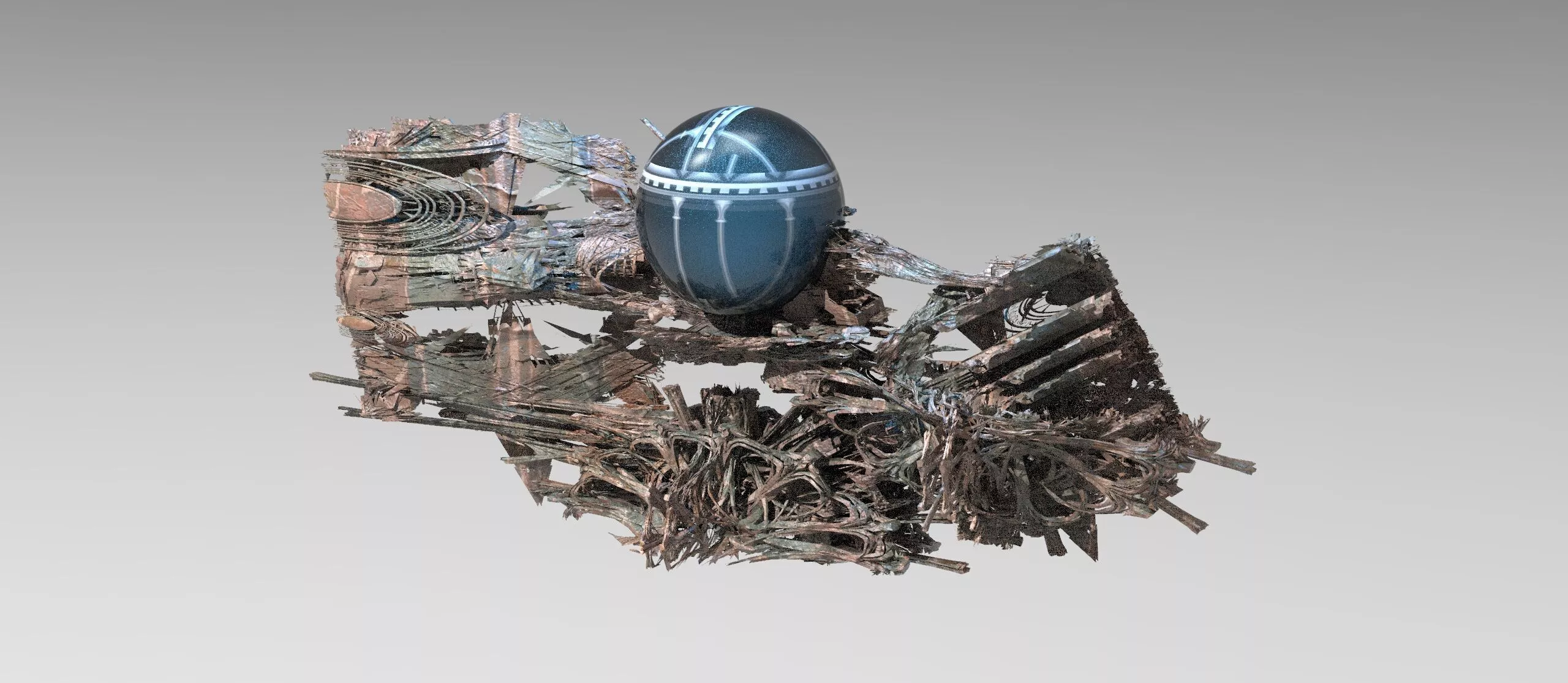 Sea Barg of Arabia central barg 3D model