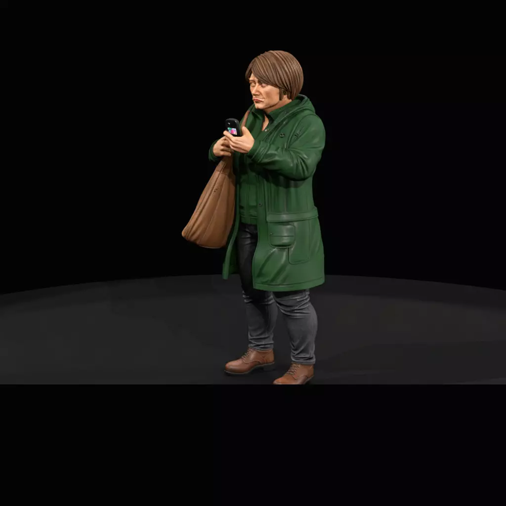 Tanya Brooks Crime Scene Onlooker 3D print model