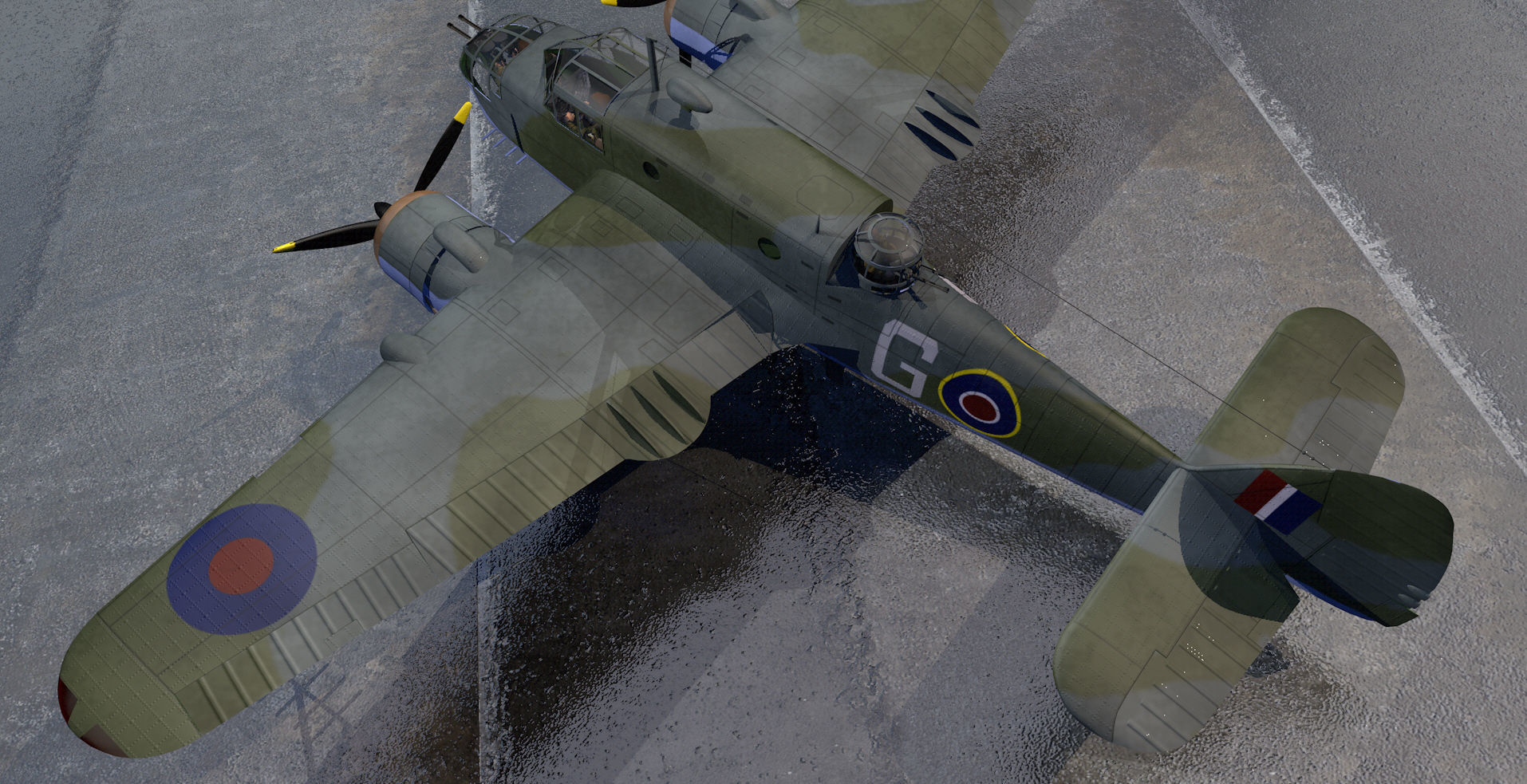 Bristol Beaufort Mk-2A 3D model_12