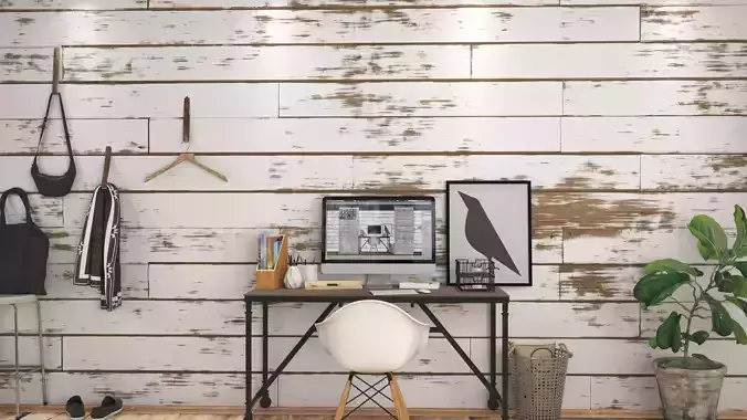 Modular 8K Shiplap Wall - 2 Models
