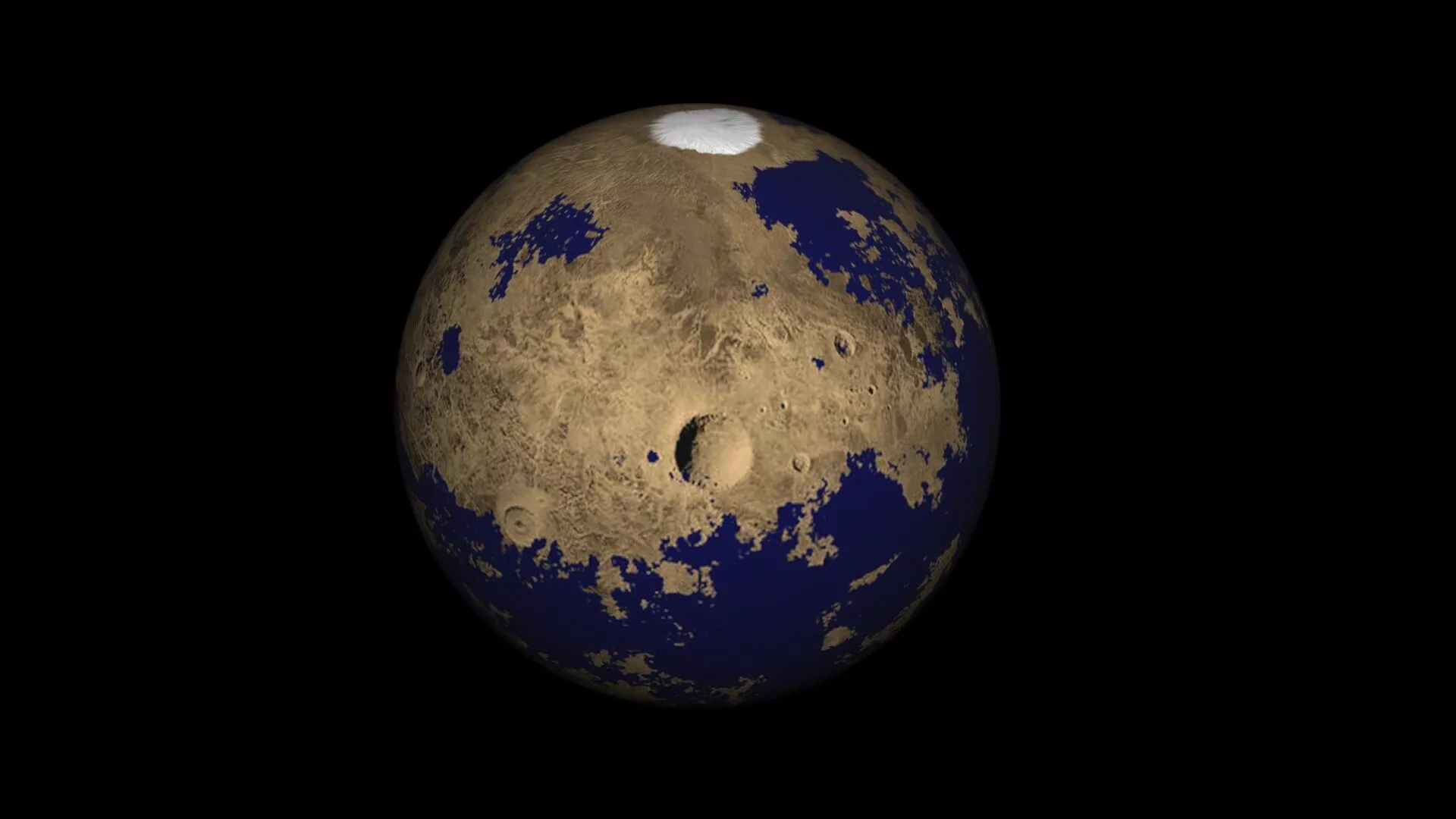 Proxima Centauri B Planet 3D model