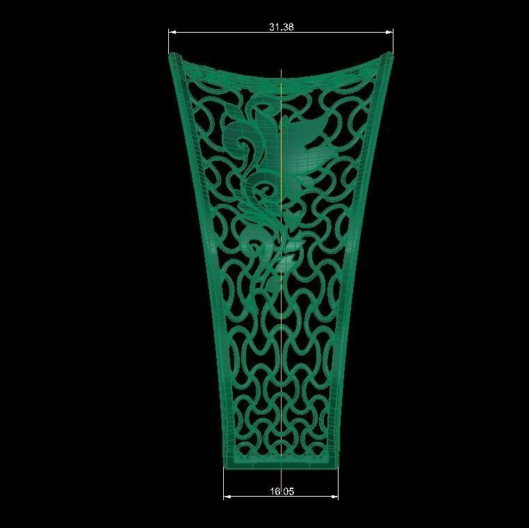 Gold bracelet 3D print model 3D print model_4