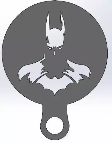 Coffee Stencil - Batman Free 3D print model