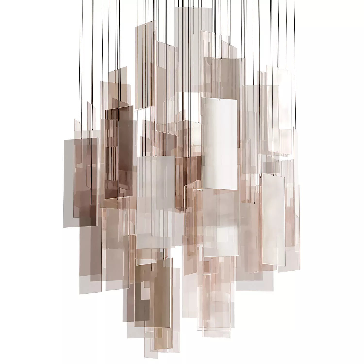 High Propellor Cumulus Chandelier 3D model
