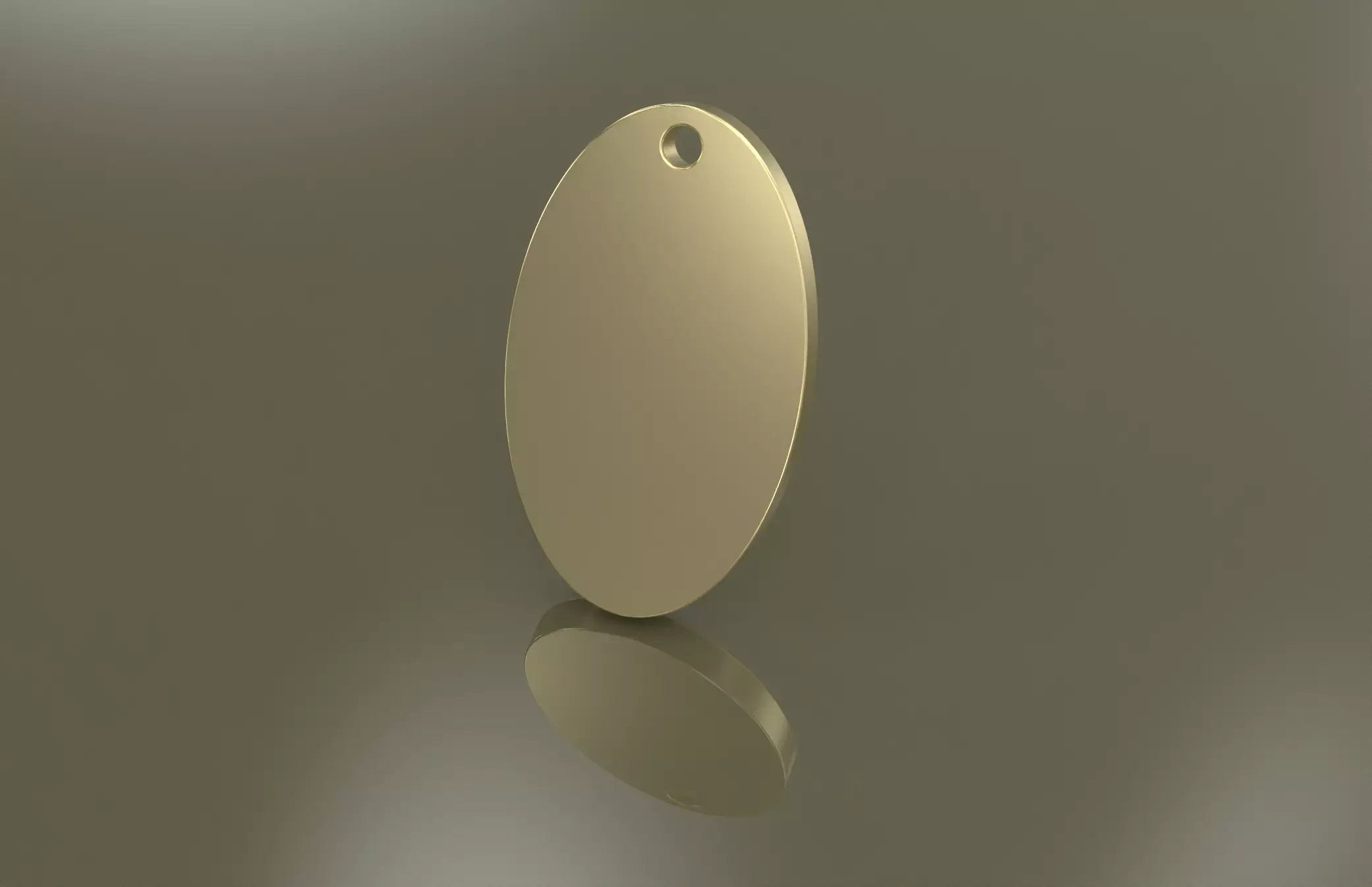 Oval Blank Pendants Pack 3D CAD Models 3D print model