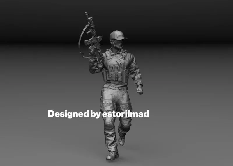 American Special Forces Special Ops v2 3D print model