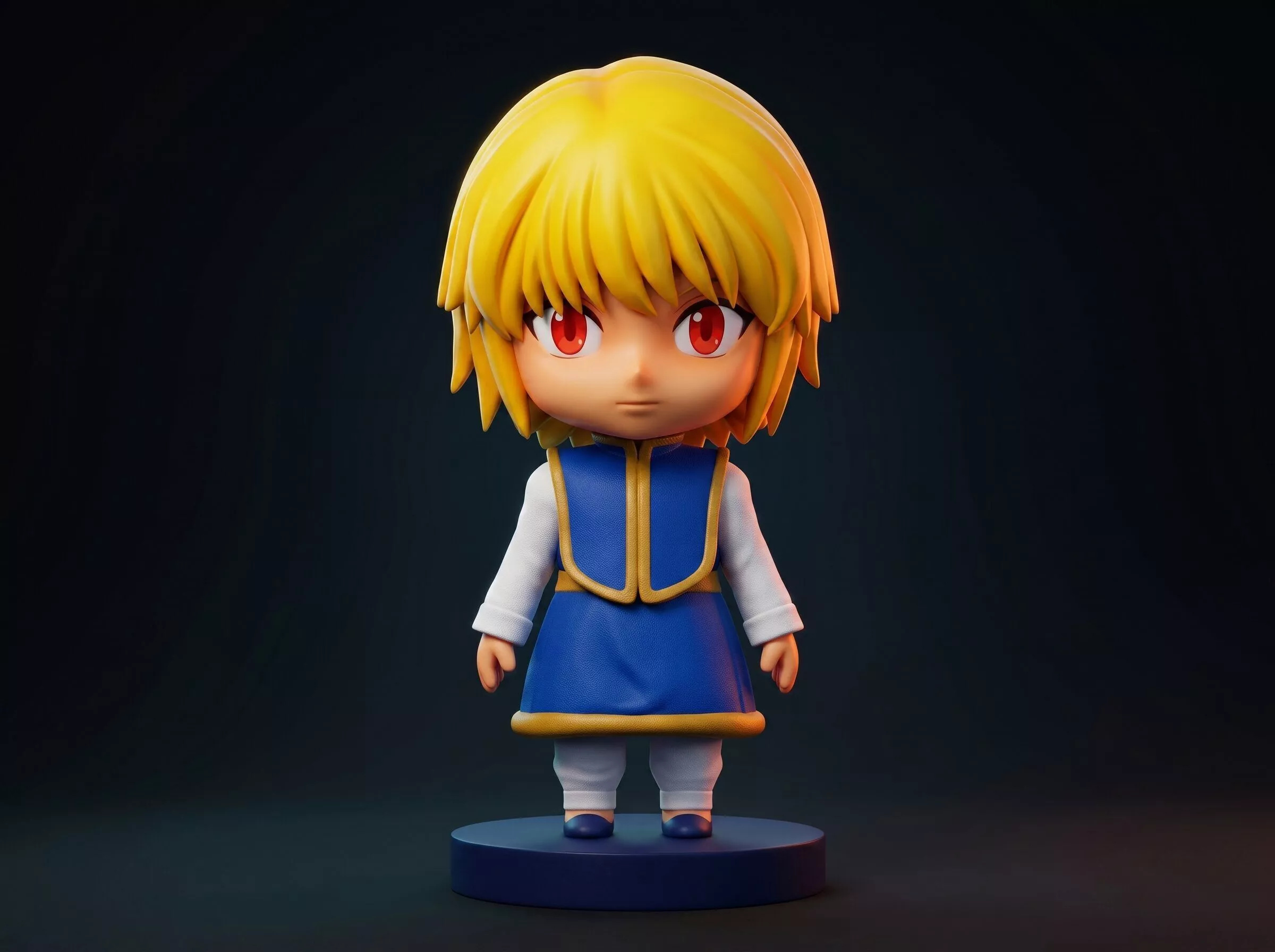 Kurapika Chibi 3D Printable Figurine Anime 3D print model