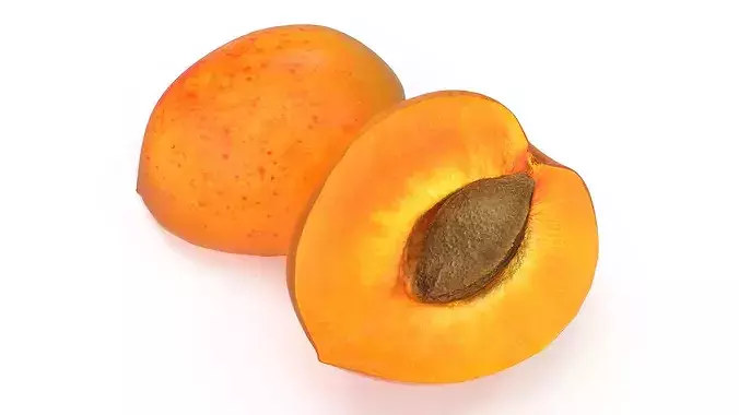 Half Apricot with Fruit Core