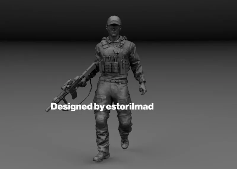 American Special Forces Special Ops v4 3D print model