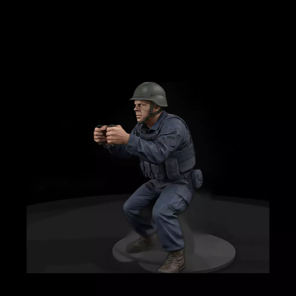 Modern US Navy Anti Aircraft Gunner Unbranded 3D print model