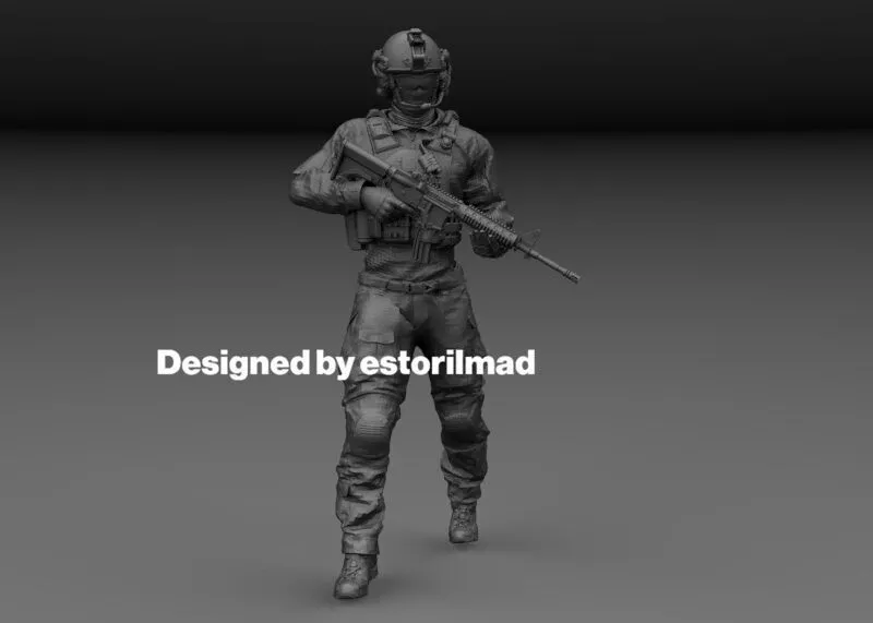 American Special Forces Special Ops v7 3D print model