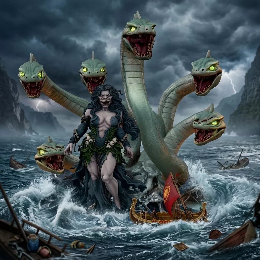 Scylla The Goddess of the Abyss - EPIC The Musical 3D print model