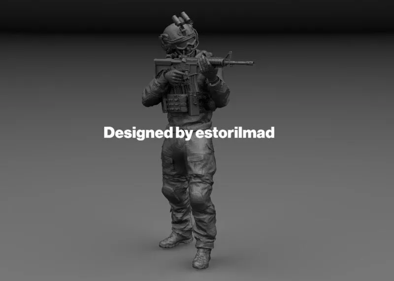 American Special Forces Special Ops v9 3D print model