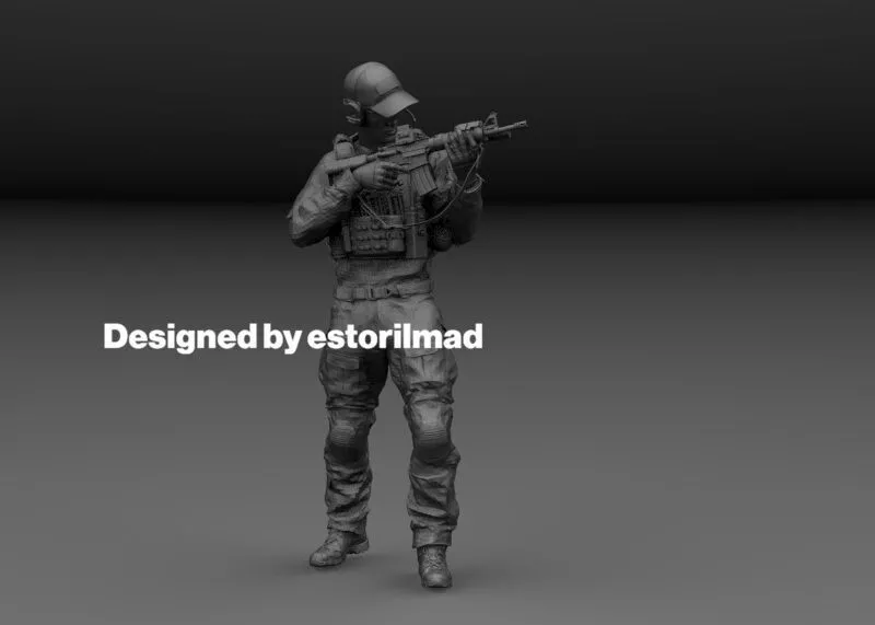 American Special Forces Special Ops v10 3D print model