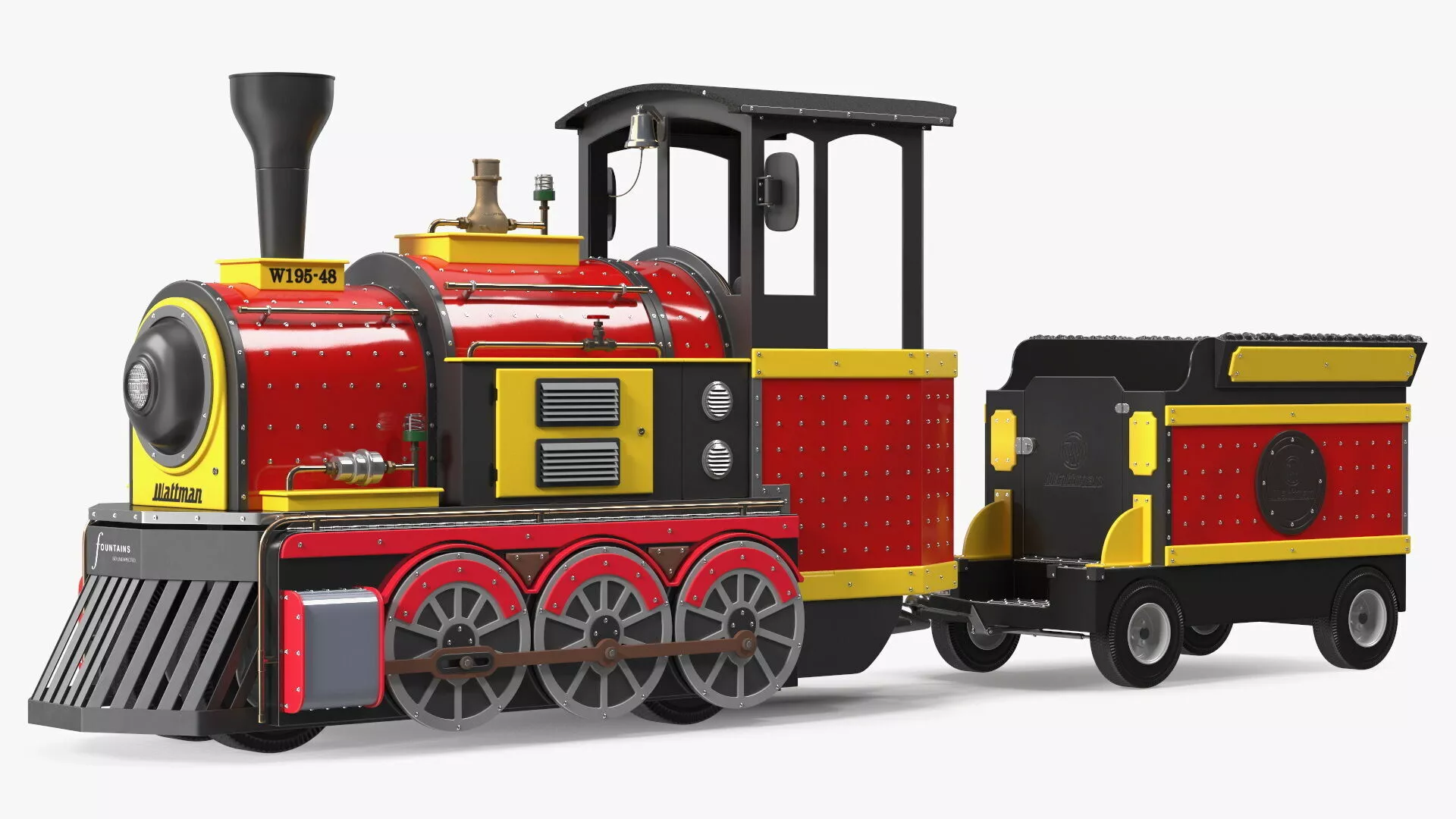 Locomotive Children Mini Express 3D model