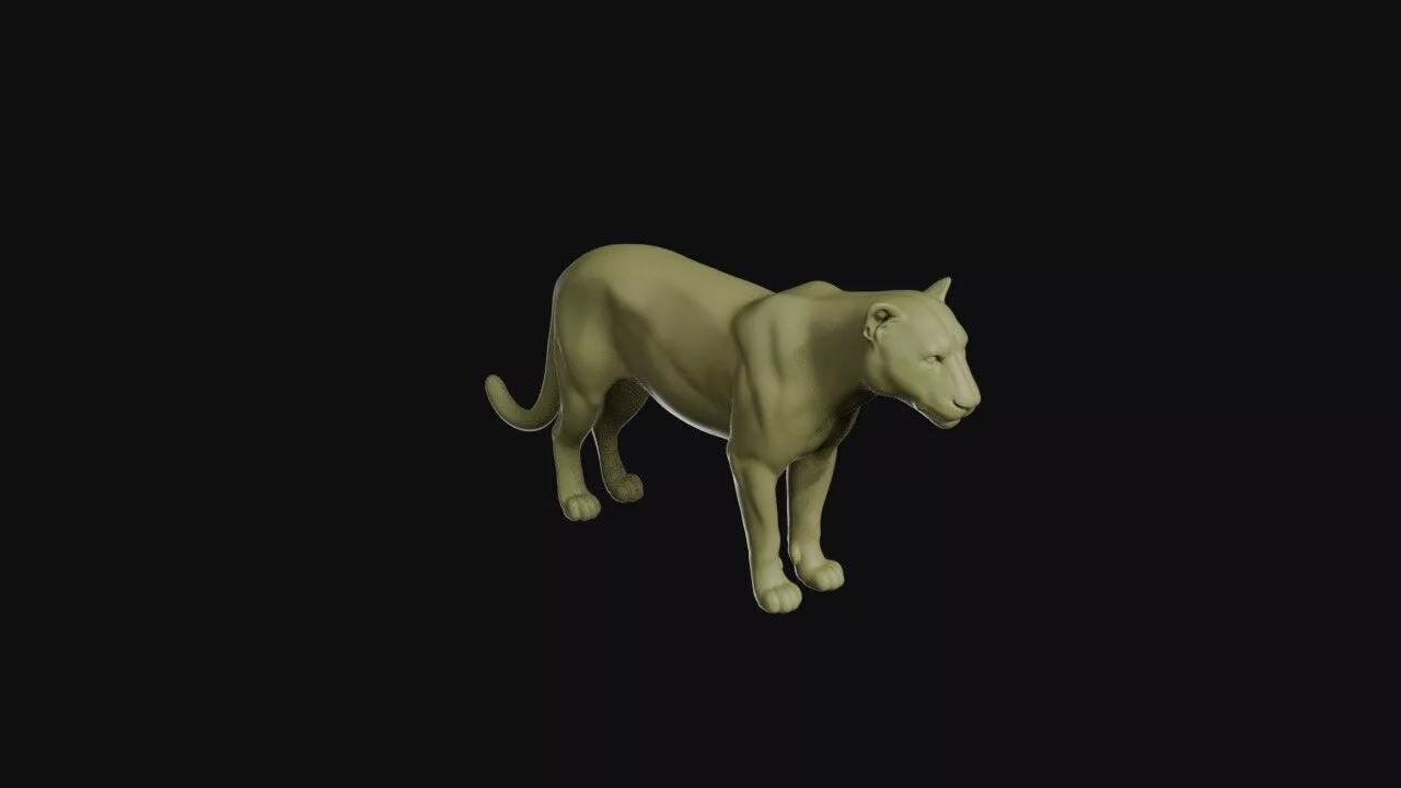 Leopard 3D print model